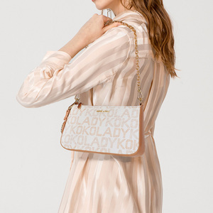 2025 nuova catena di moda borsa a tracolla da donna in pelle sintetica per ragazze - Product Image 6