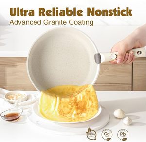Juego de Utensilios de Cocina de Granito Blanco de 17 Piezas, Moderno y Sostenible, Libre de PFOA, con Asas Desmontables - Product Image 4