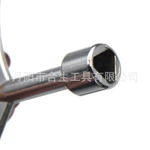 Clé à molette interne arrondie en acier inoxydable, métrique, à extrémité unique, manuelle, pour ascenseurs, compteurs d'eau, vannes - Product Image 4