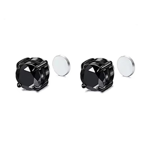Pendiente <span class=keywords><strong>de</strong></span> Clip Magnético Lateefah <span class=keywords><strong>de</strong></span> Acero Inoxidable con Circón para <span class=keywords><strong>Hombre</strong></span> y Mujer Sin Perforación - Product Image 4