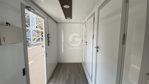 Phổ biến nhất thiết kế hiện đại vòi hoa sen phòng tắm Trailer di động nhà vệ sinh ngoài trời di động tùy chỉnh với 1 nhà vệ sinh và 4 vòi hoa sen - Product Image 5