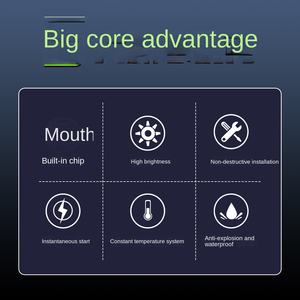 YUFING 75W 7000LM Intégration lointaine et proche H4 Voiture Lumière BulbLed 9006 Canbus Auto Accessoires Kit 12V pour Ford Toyota - Product Image 3