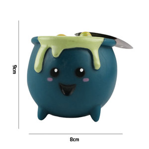 <span class=keywords><strong>Jouet</strong></span> Squishy Caldeirons de Sorcière Bleus avec Slime Vert à Remontée Lente, <span class=keywords><strong>Jouet</strong></span> Anti-Stress pour Cadeaux de Fête d'Halloween et Décoration de Bureau - Product Image 2