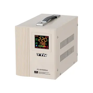 Reguladores de voltaje SVC- 5000VA monofásico AC Estabilizador de voltaje automático