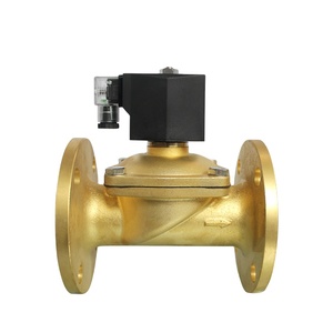 Vanne solénoïde COVNA pour commande urgente 2W-F 1 pouce normalement fermée en acier inoxydable à bride - Product Image 4