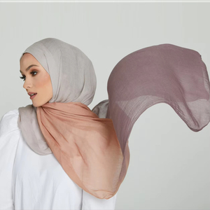 2025 Nueva bufanda de Modal de rayón con estampado Popular musulmán Premium Modal Ombre Hijab Tr algodón tejido algodón Visocse Modal Hijab - Product Image 2