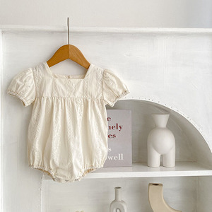 Zusjes meisjesjurk zomer nieuw borduurwerk kinderen prinsessenrok baby romper katoen babykleding - Product Image 6
