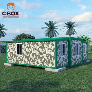 Cbox Casa Contenedor Modular Móvil para Exteriores, de Doble Ala, Expandible, para Oficina, Residencia o Campamento, con Diseño de Camuflaje, Venta al por Mayor - Product Image 3