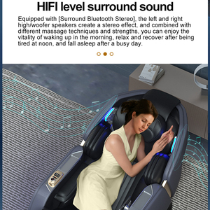 2025 Heiß Begehrter HENGSHI L36 Luxus Design Multifunktionaler Ganzkörper 4D Zero-Gravity Elektrischer Massagesessel mit Musikfunktion - Product Image 3