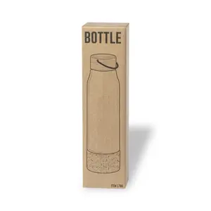 Glass <b>Cork</b> Water <b>Bottle</b> sustainable merchandising - Product Image 2