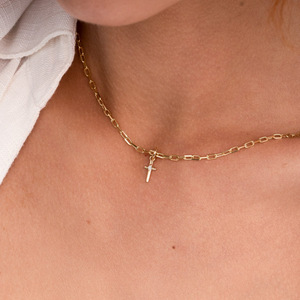 Offre Spéciale bricolage fête des mères collier Non ternir accessoires en acier inoxydable Vintage or Nature éléments étoiles soleil pendentif - Product Image 5