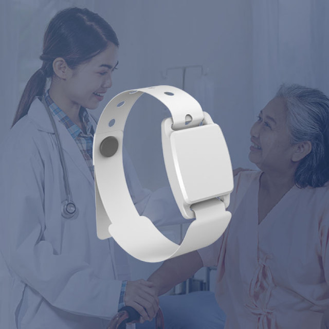 bluetooth smart bracelet ibeacon watch wearable wrist beacon for IoT medical