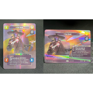 STAR W Mandalorian-Sworn Creed Cad Bane Han Solo Kylo Ren Bossk <span class=keywords><strong>Jabba</strong></span> Hutt Rey Qi'ra Finn Carte Personnalisée Écologique de Présentation - Product Image 6