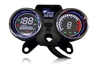 가토 250cc 프린스 오토바이 WH125-19 디지털 LCD 계기판 USB 시계 속도계 개조 - Product Image 3