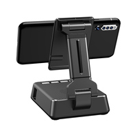 Enceinte sans fil BT5.0, support de tablette de bureau, support de téléphone portable pour iPad pour iPhone, son stéréo 360 degrés, lecteur audio basse