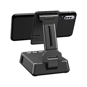 BT5.0 ลำโพงไร้สายเดสก์ท็อปแท็บเล็ตผู้ถือโทรศัพท์มือถือสำหรับไอแพดสำหรับไอโฟน 360 องศาสเตอริโอเสียงเบสเครื่องเล่นเสียง - Product Image 5