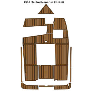 Suelo de Madera Sintética EVA para Yates Malibu Response 1998, Diseño Moderno Marino, Instalación con Sistema de Clic, para Uso en Exteriores, Madera Cuadrada, Gran Venta - Product Image 3