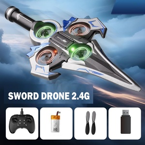 KK 2026 Drone Telecomandato con Doppio Controllo, Spada Laser Luminosa e Rotazione a 360 Gradi, Velivolo in Schiuma per Ragazzi; Drone-Spada - Product Image 3