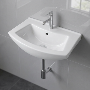 Lavabo de porcelana de calidad de exportación, lavabo de mano de cerámica pequeño para cocina, hogar, sala de estar, baño, artículos sanitarios - Product Image 1