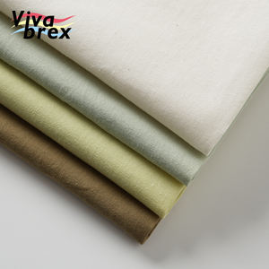 アメリカ製110gsm 100% オーガニックウォッシュコットン生地カスタム織り男の子用プレーン子供用ドレスシャツ用ポプリン - Product Image 3