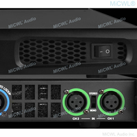 Amplificateur de Puissance Numérique Classe D Pro Haut de Gamme CA 4 Canaux 5200W, Sortie CRÊTE 5200 Watts, AMP 4x1300W