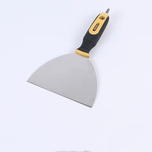 Rascador de cuchillos de 4 pulgadas y 6 pulgadas, hoja Flexible, espátula para masilla de hormigón, mango de goma y plástico con herramientas de punta de <span class=keywords><strong>METAL</strong></span> - Product Image 1