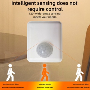 Enchufe con <span class=keywords><strong>Sensor</strong></span> de movimiento PIR E26/E27 Portalámparas Noche Sótano Baño Control de iluminación Elegante diseño de tornillo de cobre - Product Image 4