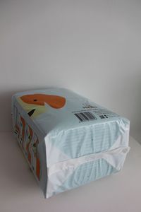 Sac d'emballage personnalisé aseptique à fond carré pour couches pour animaux de compagnie, papier toilette et tampons, avec impression en héliogravure - Product Image 4
