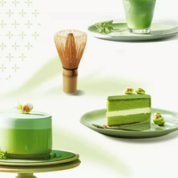 Sachets de poudre de matcha en stick OEM, sachets de thé vert instantané, marque privée