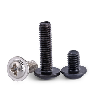 Bán Buôn 304 Thép Không Gỉ Đầu Tròn Chéo Vít M4 M5 M6 M8 Carbon Thép Vòng Pan Đầu Chéo Máy Vít - Product Image 3