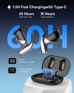 Audífonos con IA en Tiempo Real para 133 Idiomas, Traducción Inalámbrica 3 en 1 para Viajes y Reuniones, Comodidad Inalámbrica - Product Image 6
