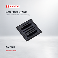 Penyangga Kaki Tas Desain Basis POM AM7728 untuk Perakitan Tas Penyimpanan Pilihan Warna dan Logo OEM untuk Pesanan Komponen OEM