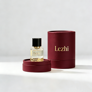 Flacons de parfum en verre personnalisés de luxe transparents de 30 ml, 50 ml, 100 ml, emballage de flacons de parfum chinois avec boîte ronde - Product Image 2
