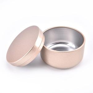 เวียดนามกระป๋องอลูมิเนียมทรงกลมพร้อมฝาปิดภาชนะเปล่าและเหยือกสำหรับทำเทียน - Product Image 1