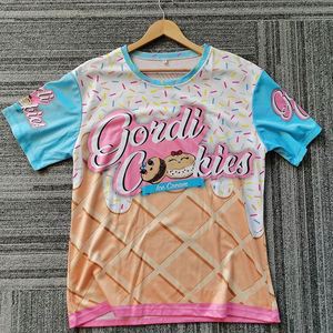 T-shirt et short promotionnels surdimensionnés pour enfants pour le fitness et la course à pied - Product Image 4