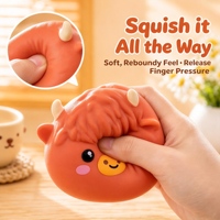 Jouet Squishy à Remontée Lente Anti-Stress Fidget Steamer