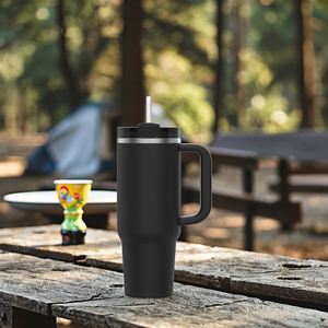 40oz H2.0 Stainless Steel Vacuum Insulated Tumbler with Lid and Straw for Water, Iced Tea or Coffee - Product Image 3