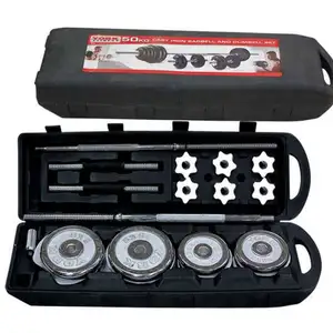 Set Dumbbell Hex besi cor kedip padat