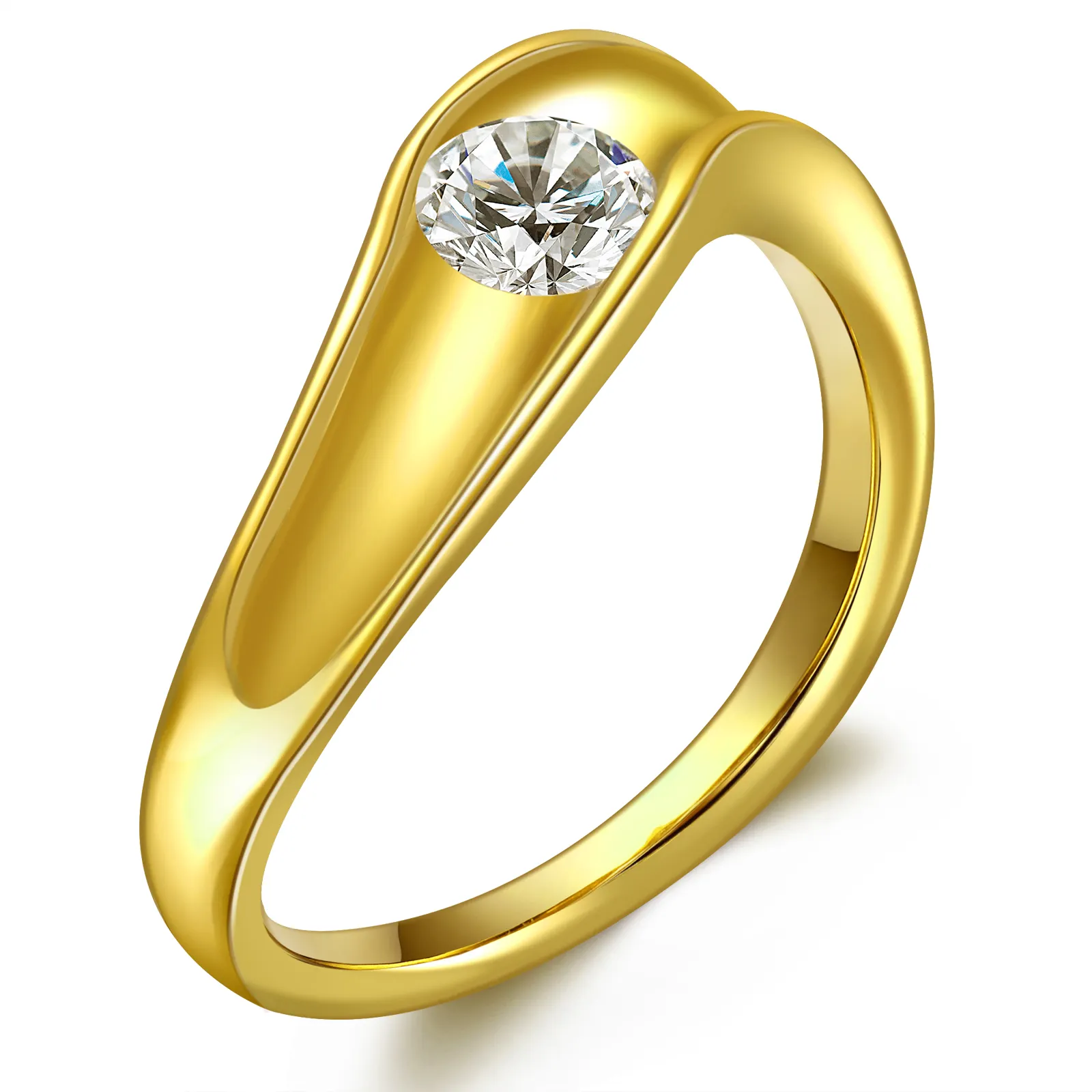 יצרן מקור טבעת מויסניט נשים טבעות נישואין יוקרתיות יהלומי מויסניט