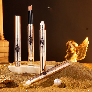 <span class=keywords><strong>GOVO</strong></span> Luminous Shine Crayon d'ombre à paupières Nacré Paillettes Contour Éclaircit le bâton d'ombre à paupières à double extrémité - Product Image 1