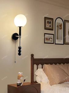 Lampes murales vintage, appliques murales <span class=keywords><strong>pour</strong></span> tête <span class=keywords><strong>de</strong></span> <span class=keywords><strong>lit</strong></span> <span class=keywords><strong>de</strong></span> chambre avec interrupteur à cordon, éclairage rétro <span class=keywords><strong>pour</strong></span> salon, lumière <span class=keywords><strong>de</strong></span> passage <span class=keywords><strong>de</strong></span> couloir - Product Image 3