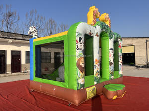 Inflable Lemon Bounce LM-009, Brincolín Comercial para Interiores y Exteriores, Color Verde, Fácil de Instalar, para Alquiler Corporativo, PVC - Product Image 5