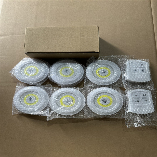 6  in 1 Touch Night Light COB Remote Sensing Led Puck Lights With Remote Control Cabinet Lights