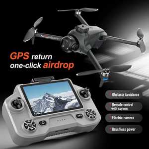 Dron GPS Plegable YL059 con Pantalla y Control Remoto, 22 Minutos <span class=keywords><strong>de</strong></span> Tiempo <span class=keywords><strong>de</strong></span> Vuelo, Motor sin Escobillas, Quadcopter RC para Niños y <span class=keywords><strong>Adultos</strong></span> - Product Image 2