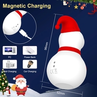 YPM Weihnachts geschenk Schneemann Form Kitzler Saugen Vibrator Sexspielzeug Für Frauen Erwachsene Mute Usb Magnetic Charging Masturbieren
