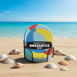 Bmeeem7cs Coasters 6 Pack Round Non Slip Plastic Home Decor <b>Gift</b> <b>Set</b> - Product Image 2