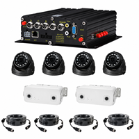 Cámara de Conteo de Pasajeros para Autobús con IA, DVR Móvil de 8 Canales y 1080P, Sistema de Monitoreo de Video con GPS 4G para Gestión de Flotas de Autobuses