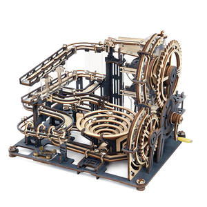 <span class=keywords><strong>Robotime</strong></span> Contacta para Obtener Descuento, Juguete de Pista de Canicas LGA01 Hecho a Mano, Rompecabezas 3D de Madera para Adultos - Product Image 1