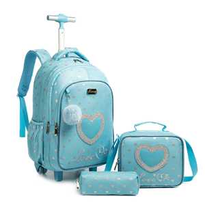 Mochila Con Ruedas Para Equipaje Para Niños, Bolsa De