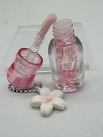 Gloss à lèvres liquide imperméable Beauty Sakura, portable, hydratant, haute pigmentation, longue durée, hydratant, rose scintillant pour filles
